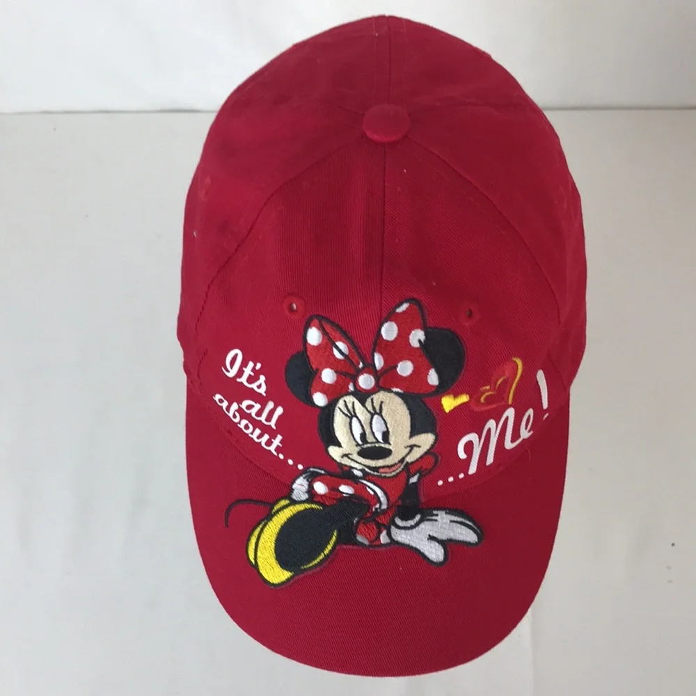 Disney Minnie Mouse red cotton cap NWOT